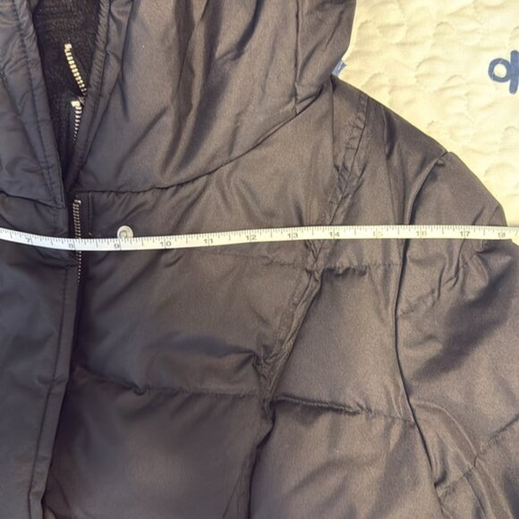 APT.9 Women’s Black Puffer Coat with Hood & Belt – Size M - Picture 9 of 11